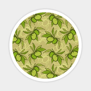 Olives - mediterranean pattern Magnet